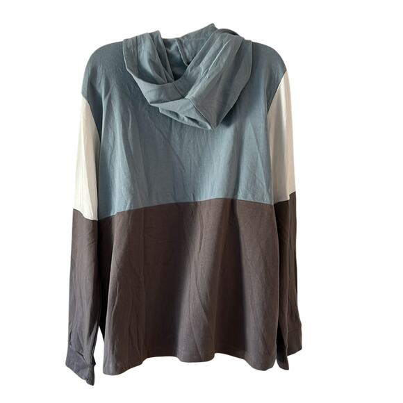 Feel good store Color Block Hoodie Jacket Size XL Front Zipper - Picture 3 of 8